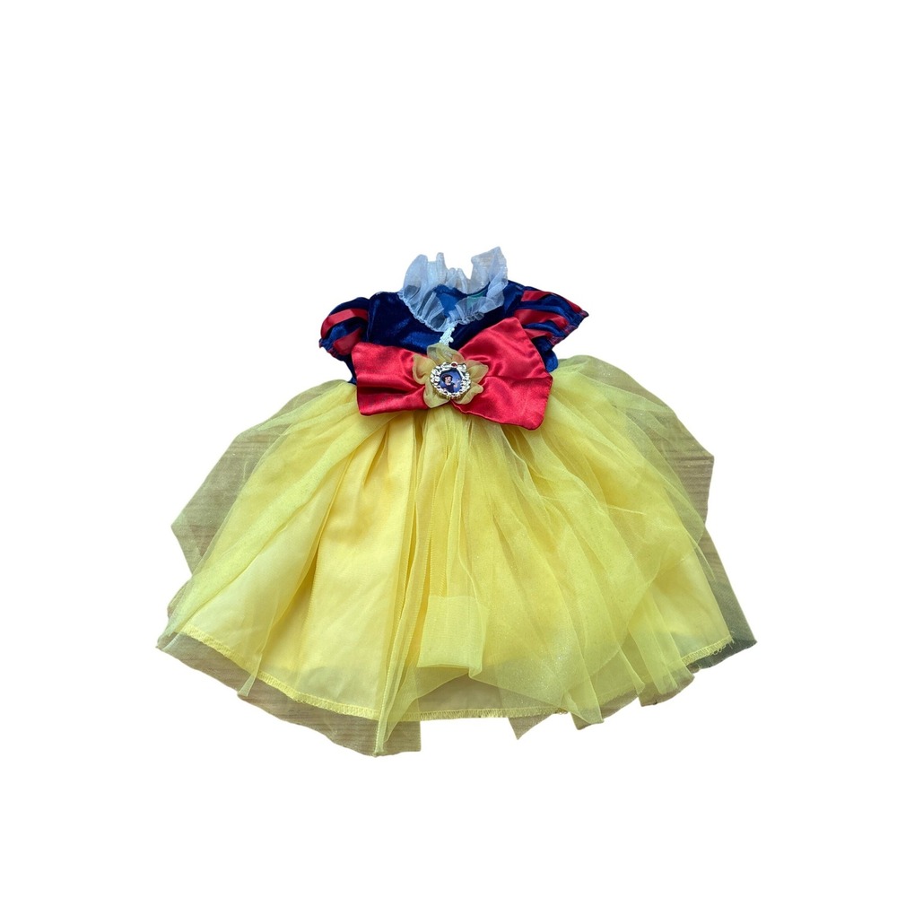 Disney Baby Snow White Costume Dress Kids Blue Yellow Tulle SIZE 6-12 mo‎